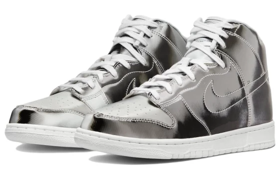 Для треккинга Nike Dunk High Clot Metallic Silver With Card DH4444-900