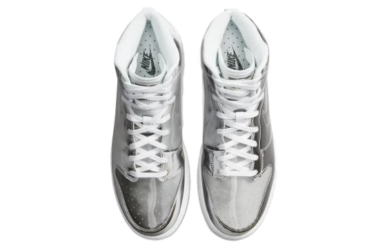 Для треккинга Nike Dunk High Clot Metallic Silver With Card DH4444-900