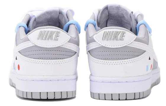 Nike Dunk Anti-Slip Wear-Resistant Low-Top Skateboard Shoes Unisex White Green HV5980-231 (Team676-扁豆)