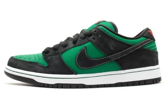 Nike Dunk Emerald Wave Snake Shadow Anti-Slip Wear-Resistant Low-Top Skateboard Shoes Men's Teal DD1391-103（Team342-碧波蛇影S-BOX）