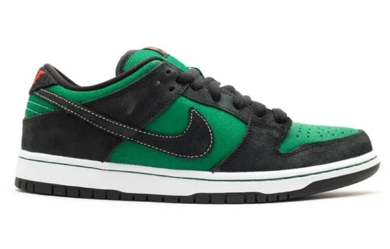 Nike Dunk Emerald Wave Snake Shadow Anti-Slip Wear-Resistant Low-Top Skateboard Shoes Men's Teal DD1391-103（Team342-碧波蛇影S-BOX）