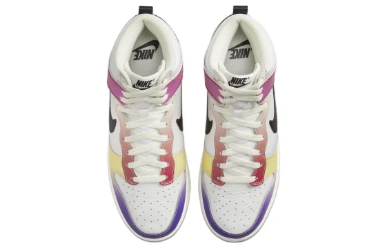 Nike Dunk Pink Ink Butterfly Anti Slip Wear Resistant Low Top Skateboard Shoes Unisex Black Pink DD1391-100（Team883-粉墨蝴蝶）