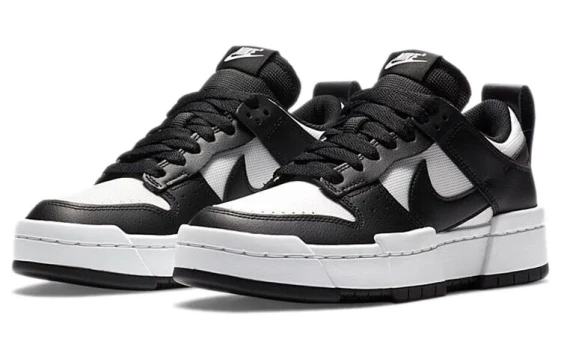 Nike Dunk Slip-Resistant Low-Top Skateboard Shoes Unisex Black Yellow DD1391-100(Team575-银河旷野)