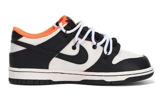 Nike Dunk Abrasion-Resistant Low-Top Skateboard Shoes Unisex Gray White DD1391-100(Team399-奶牛纹路SBOX)