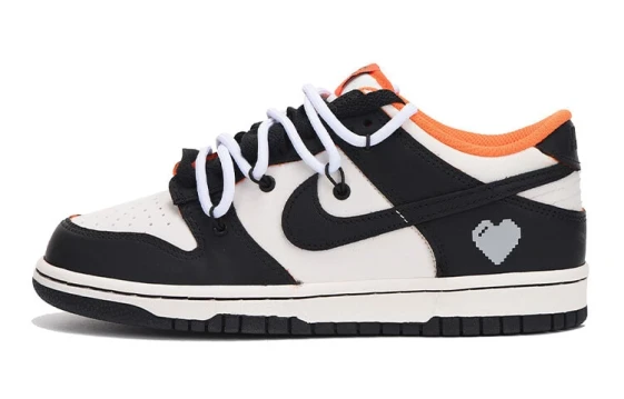 Nike Dunk Abrasion-Resistant Low-Top Skateboard Shoes Unisex Gray White DD1391-100(Team399-奶牛纹路SBOX)