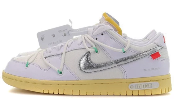 Для треккинга Nike Dunk Low Off-White Lot 1 DM1602-127