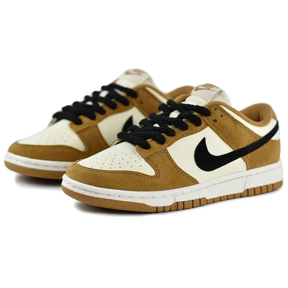 Nike Dunk Slip-Resistant Coverage Low-Top Skateboard Shoes Unisex Black Gray DD1391-100(Team-59男款黑灰十七SBOX)