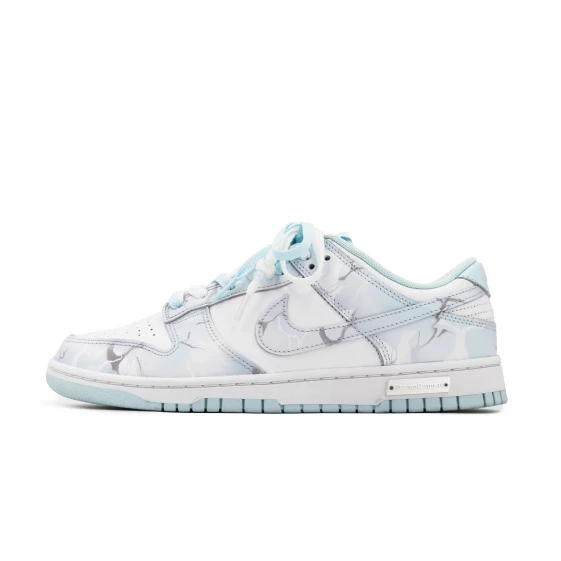 Для треккинга Nike Dunk Slip-Resistant Breathable Low-Top Skateboard Shoes Women's Cyan White FB9109-105(Teaam17-天青烟雨S-Box)