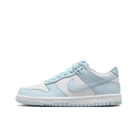 Для треккинга Nike Dunk Slip-Resistant Breathable Low-Top Skateboard Shoes Women's Cyan White FB9109-105(Teaam17-天青烟雨S-Box)