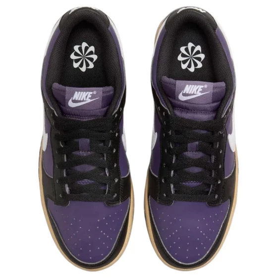 Для треккинга Nike Dunk Anti-Slip Wear-Resistant Low-Top Skateboard Shoes Women's Purple Black DD1873-500