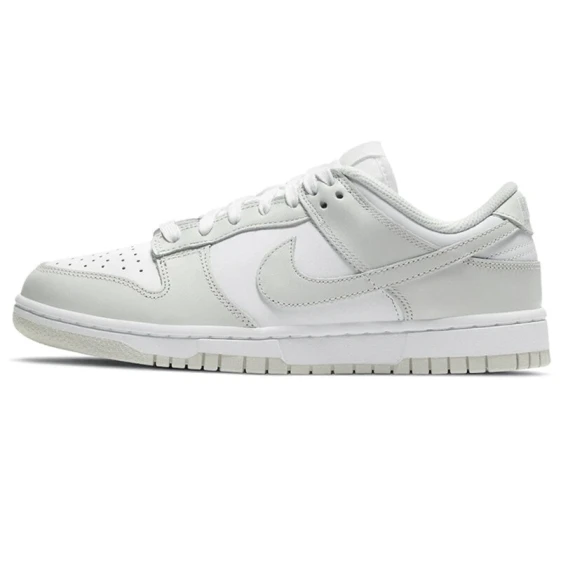 Nike Dunk Anti-Slip Wear-Resistant Low-Top Skateboard Shoes Men's Gray White FJ4188-100(Team40-一键启动男白灰)