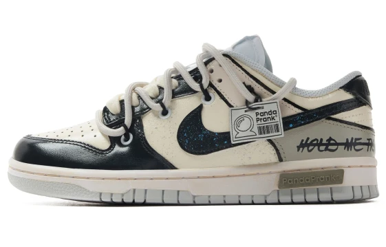 Nike Dunk Anti-Slip Wear-Resistant Low-Top Skateboard Shoes Men's Gray White FJ4188-100(Team40-一键启动男白灰)