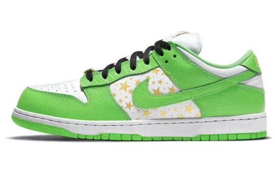 Для треккинга Nike SB Dunk Low Supreme Stars Mean Green 2021 DH3228-101