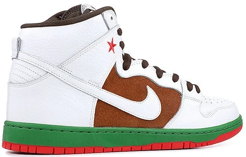 Nike Dunk Anti-Slip Wear-Resistant Low-Top Skateboard Shoes Unisex Beige Green HV5980-231 (Team676-冰铃)
