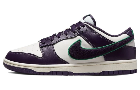 Для треккинга Nike Dunk Low Chenille Swoosh Sail Grand Purple DQ7683-100