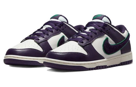 Для треккинга Nike Dunk Low Chenille Swoosh Sail Grand Purple DQ7683-100