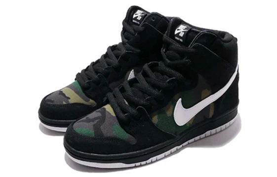 Nike Dunk Spring Garden Anti Slip Wear Resistant Low Top Skateboard Shoes Unisex Green White Blue DD1391-100（Team883- 春日花园鞋盒）