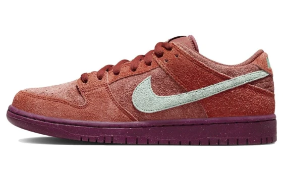 Nike Dunk Anti-Slip Wear-Resistant Low-Top Skateboard Shoes Unisex Red White DV0833-115（Team164-炽焰之鳞）