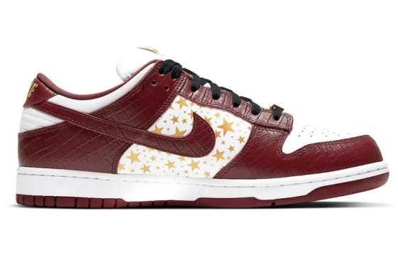 Для треккинга Nike Sb Dunk Low Supreme Stars Barkroot Brown 2021 DH3228-103