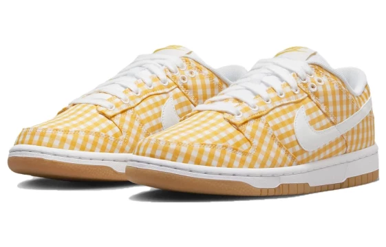 Для треккинга Nike Dunk Low "Yellow Gingham" Women's DZ2777-700