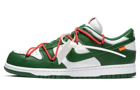 Для треккинга Nike Dunk Low Off White Pine Green CT0856-100