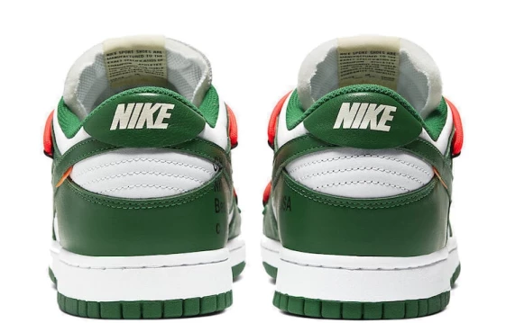 Для треккинга Nike Dunk Low Off White Pine Green CT0856-100