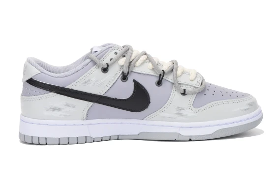 Nike Dunk Skateboard Shoes Unisex White Black IB2990-100