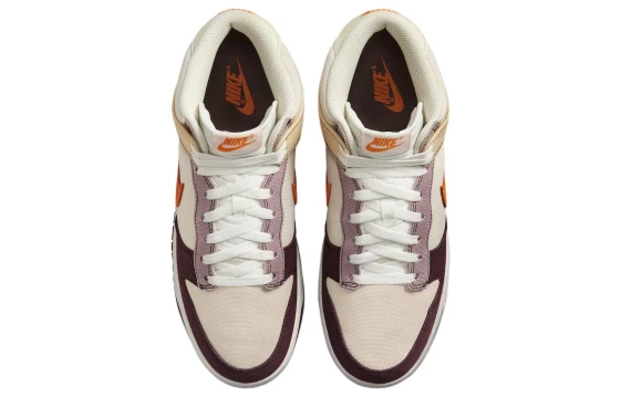 Для треккинга Nike Dunk Mid Coconut Milk Plum Orange DV0830-101