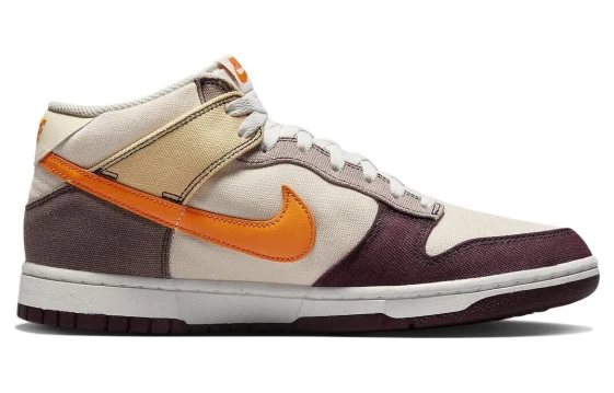 Для треккинга Nike Dunk Mid Coconut Milk Plum Orange DV0830-101