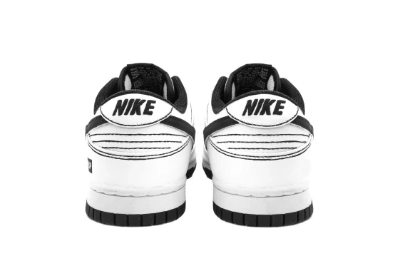 Для треккинга Nike Dunk Anti-Slip Wear-Resistant Low-Top Skateboard Shoes Women's True Red HJ3491-161(女款白红二)