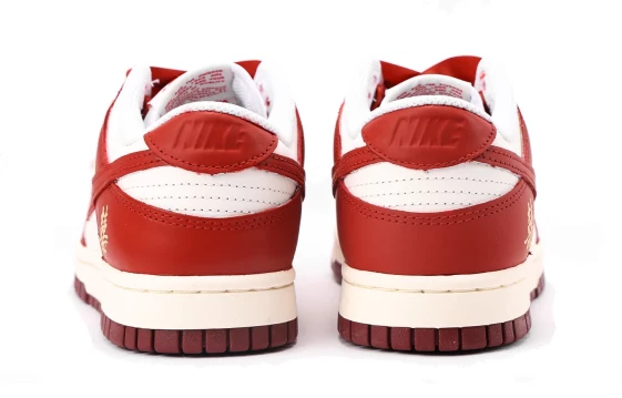 Для треккинга Nike Dunk Anti-Slip Wear-Resistant Low-Top Skateboard Shoes Women's True Red HJ3491-161(女款白红二)