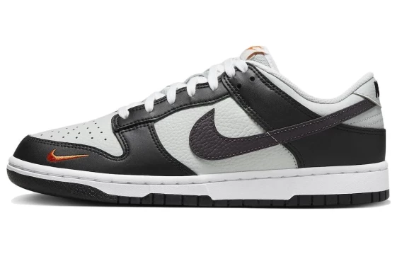 Для треккинга Nike Dunk Low Black Total Orange Mini Swoosh FN7808-001