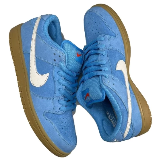 Для треккинга Nike Dunk SB Dunk Low Pro ISO 'University Blue' Anti-Slip Wear-Resistant Low-Top Skateboard Shoes Men's Blue FJ1674-401