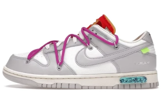 Для треккинга Nike Dunk Low Off White Lot 45 DM1602-101