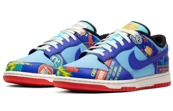 Для треккинга Nike Dunk Low Chinese New Year Firecracker 2021 DD8477-446