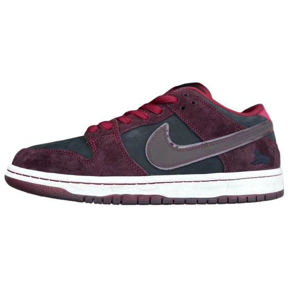 Для треккинга RIOT Skateshop x Nike Dunk SB Anti-Slip Wear-Resistant Low-Top Skateboard Shoes Men's Brown Red FZ1289-200