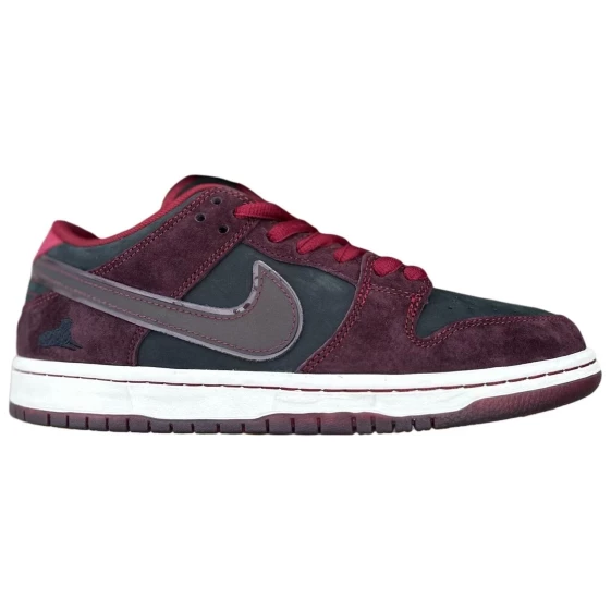 Для треккинга RIOT Skateshop x Nike Dunk SB Anti-Slip Wear-Resistant Low-Top Skateboard Shoes Men's Brown Red FZ1289-200