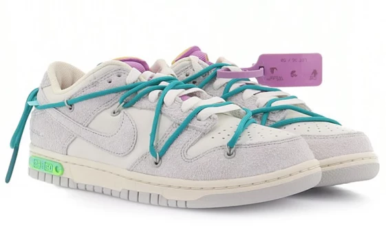 Для треккинга Nike Dunk Low Off White Lot 36 DJ0950-107