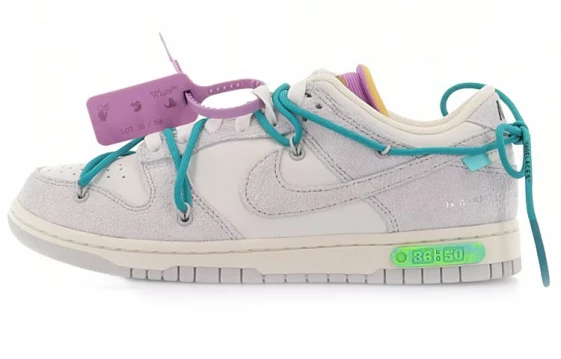 Для треккинга Nike Dunk Low Off White Lot 36 DJ0950-107