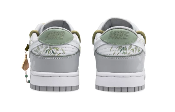 Для треккинга Nike Dunk Low Anti-Slip Wear-Resistant Low-Top Skateboard Shoes Unisex Gray Green DD1391-101(Tema16-半张机票)