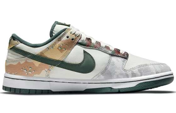 Для треккинга Nike Dunk Low Se Sail Multi Camo DH0957-100