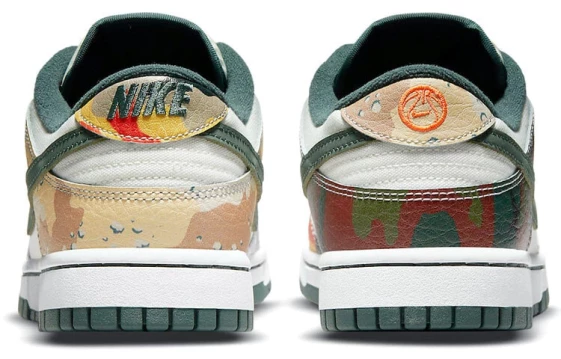 Для треккинга Nike Dunk Low Se Sail Multi Camo DH0957-100