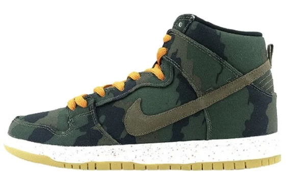 Для треккинга Nike Sb Dunk High FiveOneO Camo 646552-037