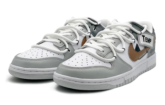 Для треккинга Nike Dunk High 1 Piece White Khaki Pink Ice 311612-121