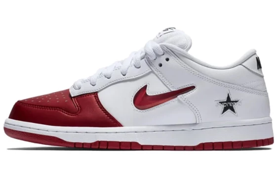 Для треккинга Nike Sb Dunk Low Supreme Jewel Swoosh Red ck3480-600