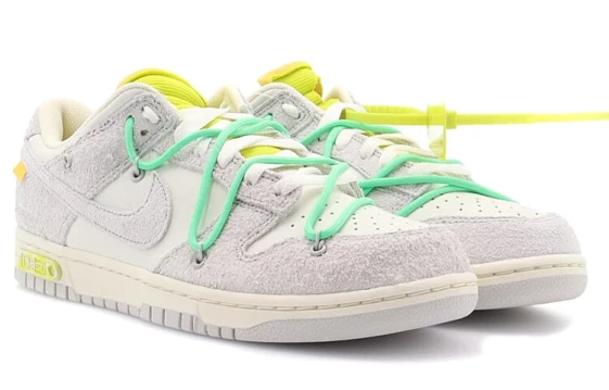 Для треккинга Nike Dunk Low Off White Lot 14 DJ0950-106