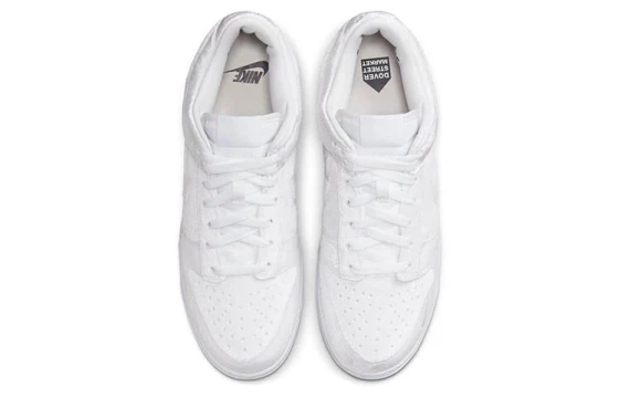 Для треккинга Nike Dunk Low Dover Street Market Triple White Velvet DH2686-100