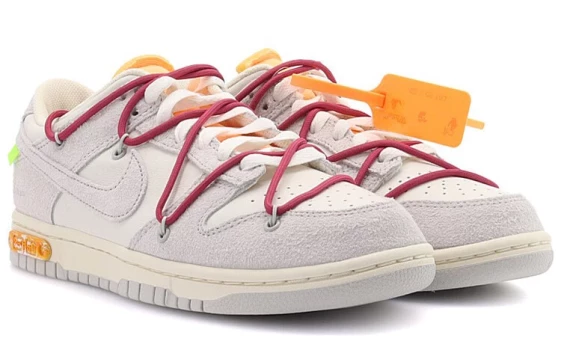 Для треккинга Nike Dunk Low Off White Lot 35 DJ0950-114