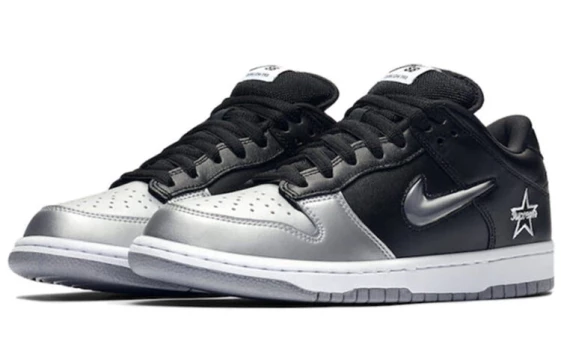 Для треккинга Nike Sb Dunk Low Supreme Jewel Swoosh Silver ck3480-001