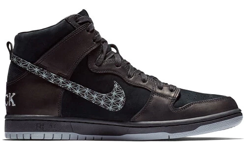 Для треккинга Black Bar X Nike SB Zoom Dunk High Pro Black AH9613-002